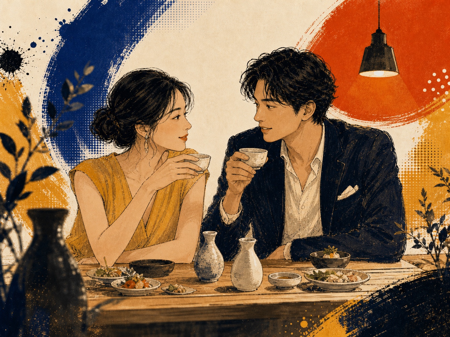 お酒婚の口コミ・評判と料金を象徴するウォールアート